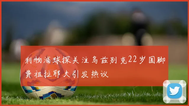 利物浦球探关注乌兹别克22岁国脚费祖拉耶夫引发热议
